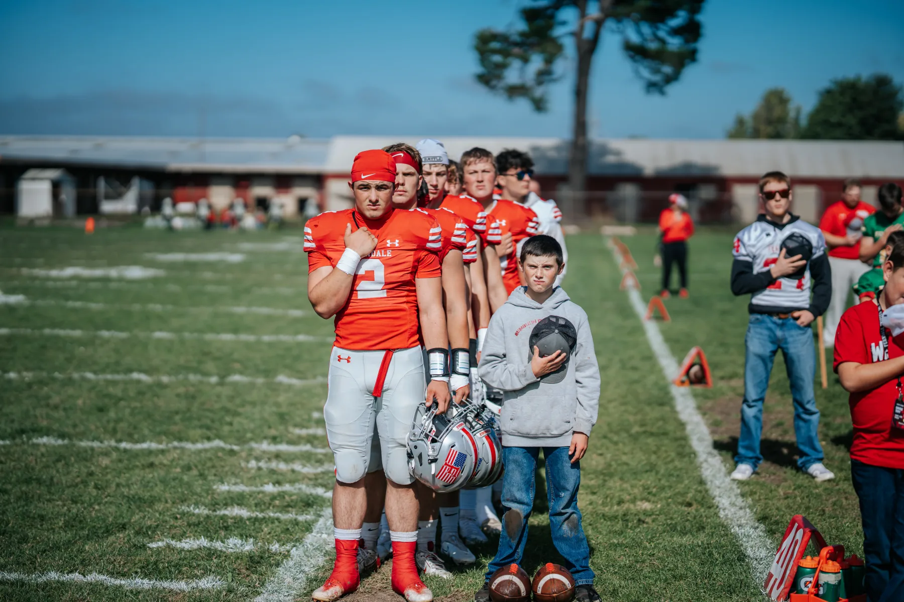 Ferndale varsity football game action, frame 6