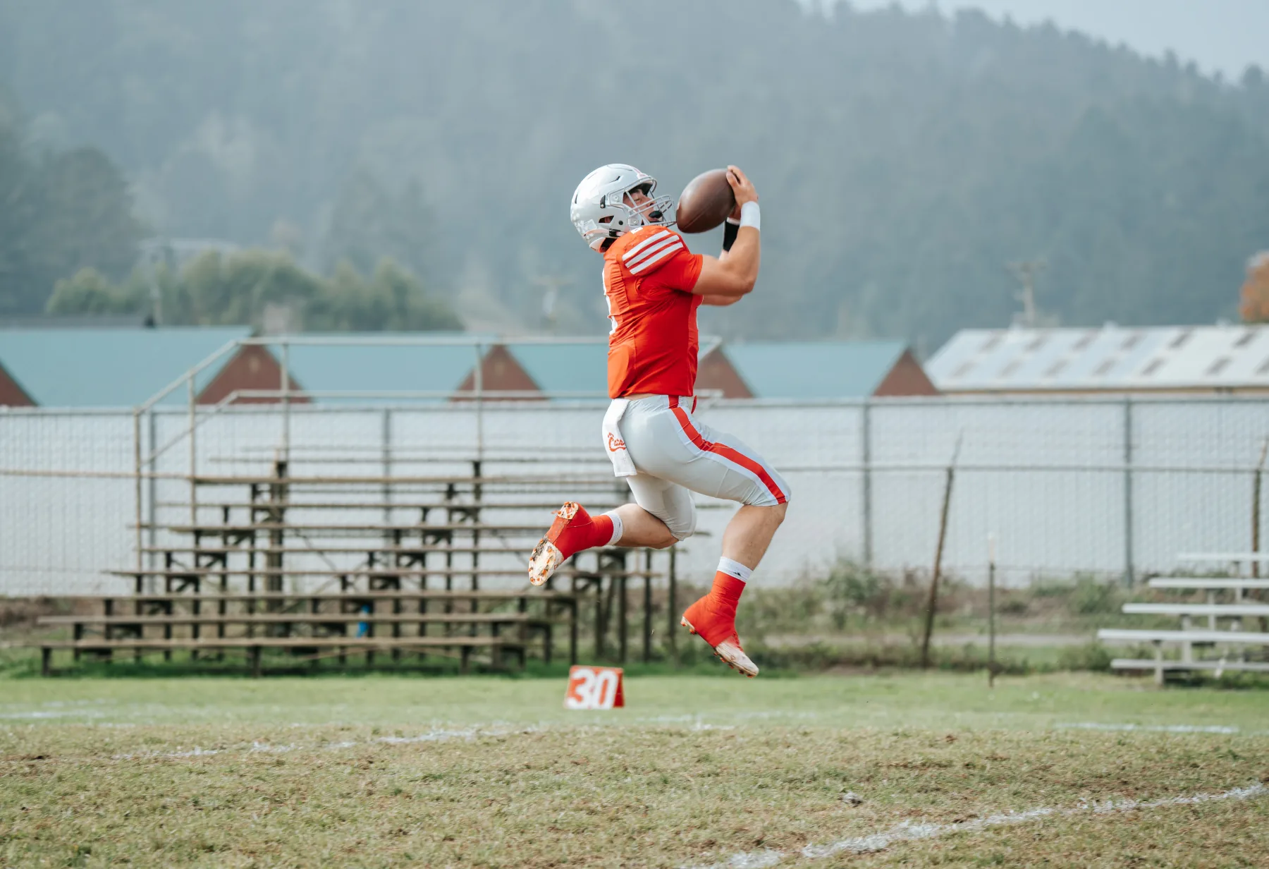 Ferndale varsity football game action, frame 7