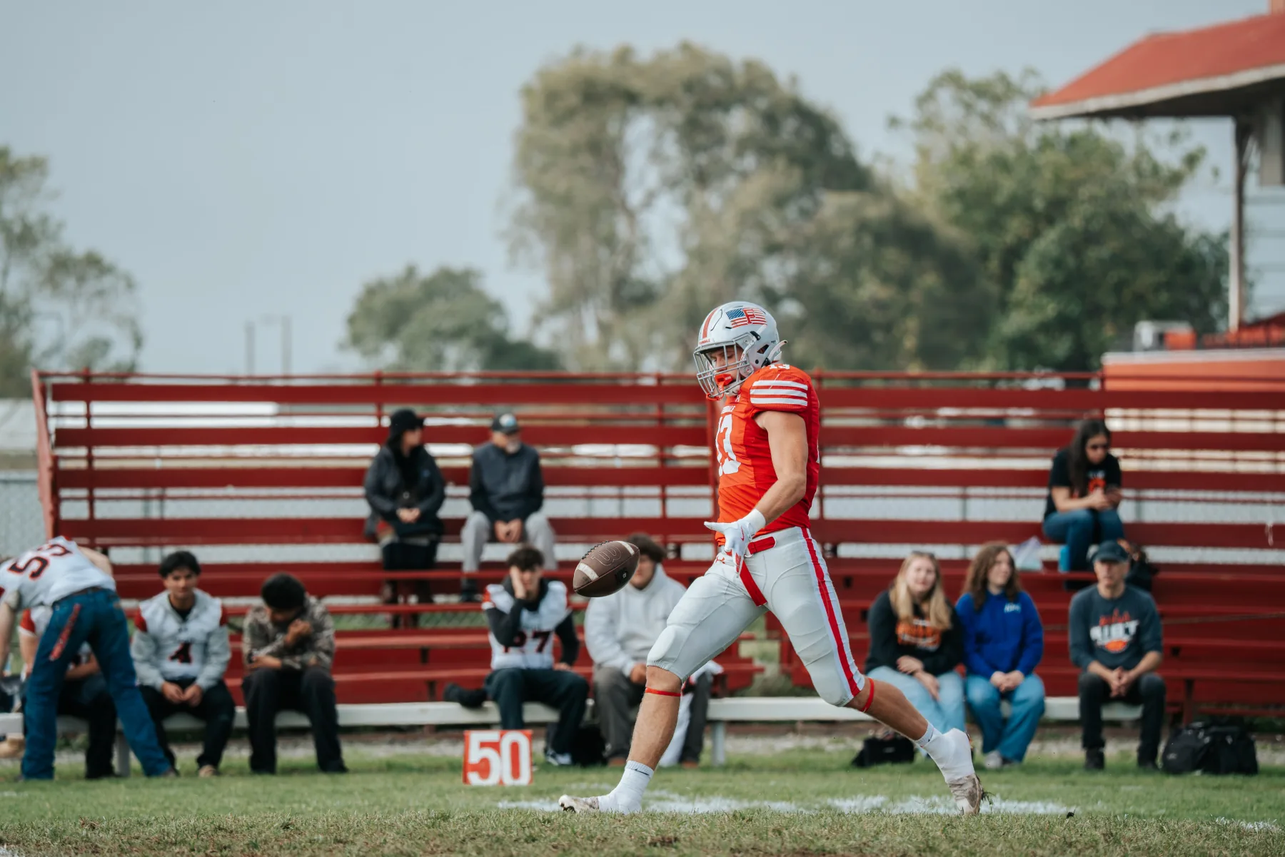 Ferndale varsity football game action, frame 9