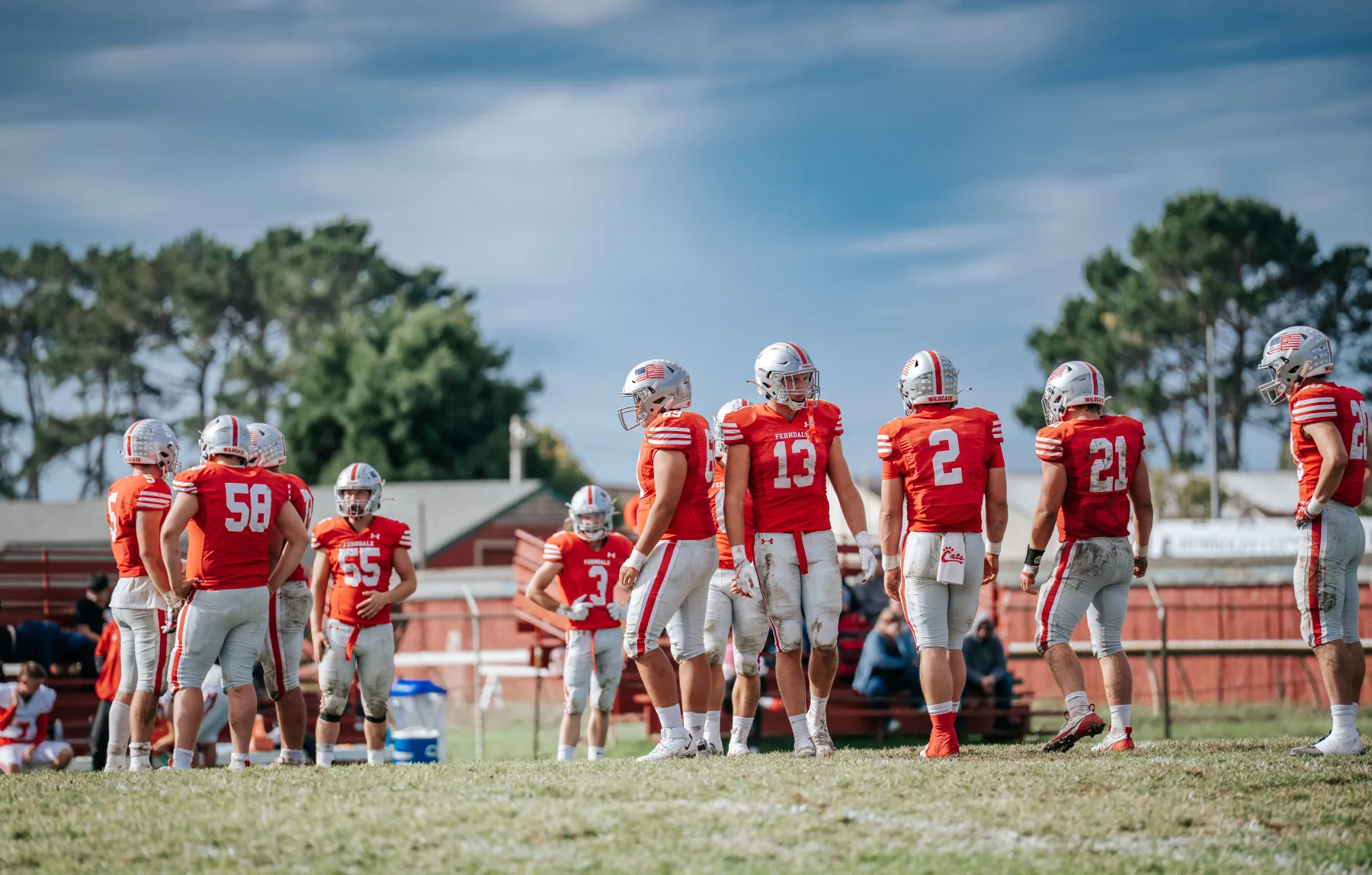 Ferndale varsity football game action, frame 15