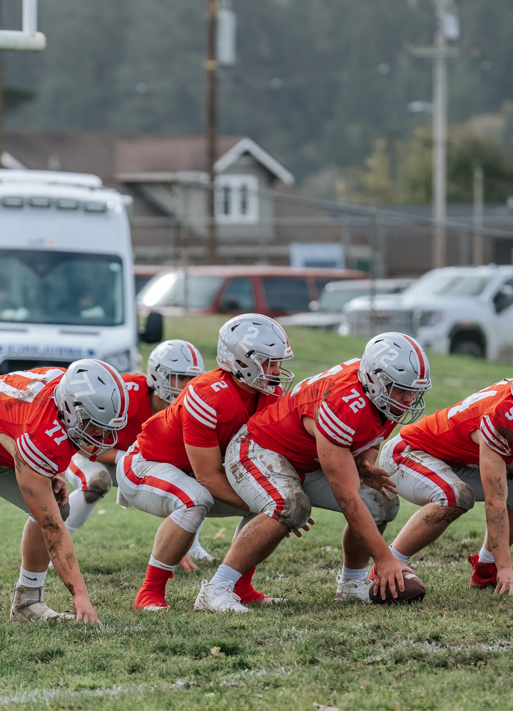 Ferndale varsity football game action, frame 19
