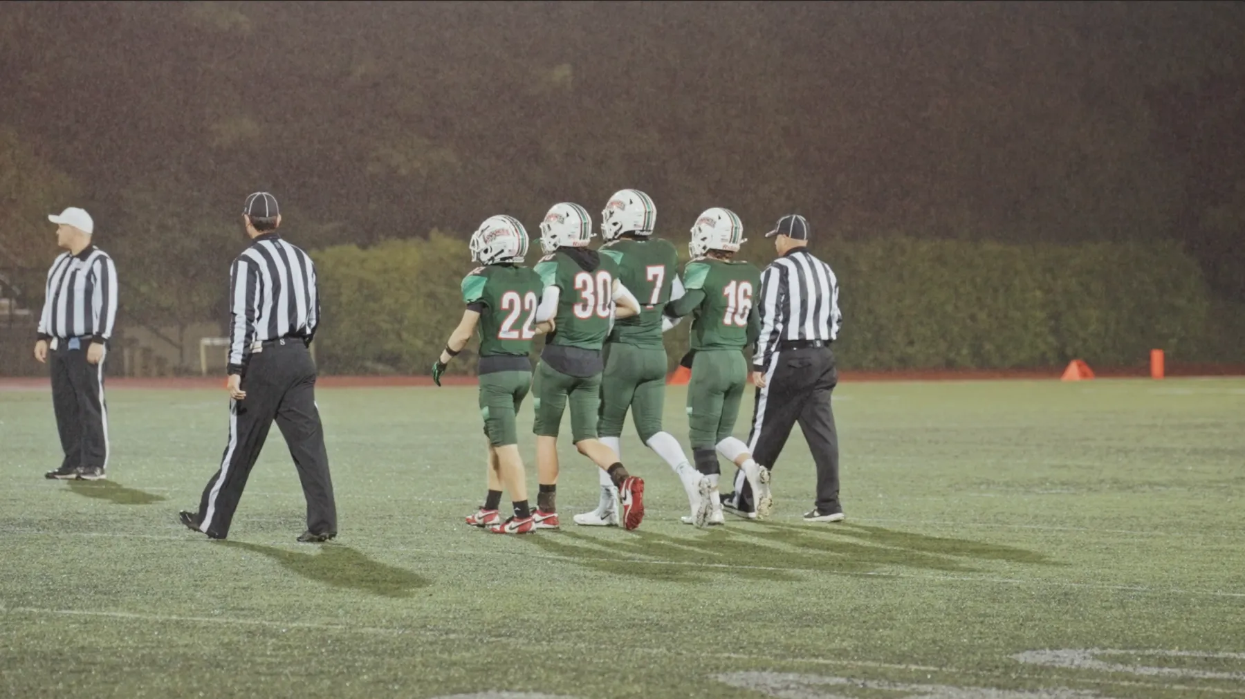 Frame from a North Coast sports highlight reel